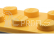 LEGO hodiny s budíkem - Brick žluté
