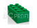 LEGO mini box 46x92x43mm - tmavě zelený
