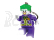 LEGO svítící klíčenka - Super Heroes Joker