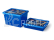 LEGO úložný box 18L - Nexo Knights transparentní modrý