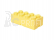 LEGO úložný box 250x500x180mm - světle žlutý