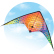 Létající drak Drifter Rainbow Mesh - Stunt Kite