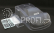 Lexanová karoserie čirá BLITZ 1/8 GT5 ZONDA včetně křídla, tlouštka 0,7mm