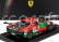 Looksmart Ferrari 296 Gt3 3.0l Twin Turbo V6 Team Af Corse N 52 24h Spa 2024 Andrea Bertolini - Jef Machiels - Louis Machiels - Tommaso Mosca 1:43 Červená Zelená