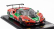 Looksmart Ferrari 296 Gt3 3.0l Twin Turbo V6 Team Af Corse N 52 24h Spa 2024 Andrea Bertolini - Jef Machiels - Louis Machiels - Tommaso Mosca 1:43 Červená Zelená