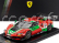 Looksmart Ferrari 296 Gt3 3.0l Twin Turbo V6 Team Af Corse N 52 24h Spa 2024 Andrea Bertolini - Jef Machiels - Louis Machiels - Tommaso Mosca 1:43 Červená Zelená