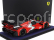 Looksmart Ferrari 499p 3.0l Turbo V6 N 24 Modificata Launch Version 2024 - Con Vetrina - With Showcase 1:18 Červená Bílá Černá