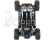 Losi Rock Rey Rock Racer 1:10 4WD AVC RTR žlutý