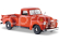 Maisto Chevrolet 3100 Pickup 1950 1:25 oranžová