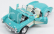 Maisto Chevrolet Corvette Spider 2-door 1957 1:24 Tyrkysově Bílá