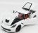 Maisto Chevrolet Corvette Z51 Coupe Stingray 2014 1:18 Bílá