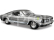 Maisto Ford Mustang GT 1967 1:24 šedá metalíza