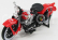 Maisto Ford usa F-1 Pick-up Custom Harley-davidson 1948 + Motorcycle Harley Davidson El Knucklehead 1936 Fire Departmen 1:24 Red