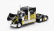 Maisto International Lonestar Tractor Truck 3-assi 2010 1:64 Černá Žlutá
