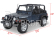 Maisto Jeep Wrangler Rubicon 1:18 modrá metalíza
