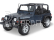 Maisto Jeep Wrangler Rubicon 1:18 modrá metalíza