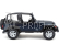Maisto Jeep Wrangler Rubicon 1:18 modrá metalíza