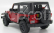 Maisto Jeep Wrangler Willys Soft-top 2014 1:18 Červená Černá