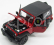Maisto Jeep Wrangler Willys Soft-top 2014 1:18 Červená Černá