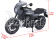 Maisto Kawasaki Z900RS Cafe 1:12 šedá
