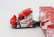 Maisto Mack Anthem Truck Eibach Car Transporter 2020 1:64 Červená Bílá