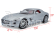 Maisto Mercedes-Benz SLS AMG 1:18 stříbrná