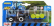 Maisto New holland T7-315 Tractor With Trailer 2018 1:64 Modrá Zelená