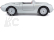 Maisto Porsche 550 A Spyder 1:18 stříbrná