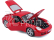 Maisto Porsche Cayman S 1:18 červená