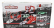 Majorette Porsche Set Area Service Canopy + Podio Podium + Lanciatore + 5x Porsche 1:64 Různé