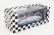 Matrix scale models Ford usa Under Cover - Gt40 Race Version 1966 1:43 Světle Modrá Oranžová