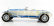 Matrix scale models Rolls royce Phantom Experimental Vehicle Ch.10ex By Barker Cabriolet 1926 1:18 Světle Modrá Bílá