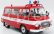 Mcg Barkas B1000 Ambulance Feuerwehr 1956 1:18 Červená Bílá