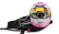 Mini helmet Bell helmet Casco Helmet F1 Liam Lawson Team Visa Cash App Racing Bulls N 30 Season 2025 1:2 Růžová Bílá Modrá