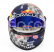 Mini helmet Bell helmet Casco Helmet F1 Sergio Perez Team Oracle Red Bull Racing N 11 Silverstone British Gp 2024 1:2 Stříbrná Modrá Žlutá