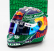 Mini helmet Bell helmet Casco Helmet F1 Sergio Perez Team Red Bull Racing Honda N 11 Miami Gp 2024 1:2 Zelená Modrá Červená