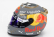 Mini helmet Schuberth helmet F1  Casco Helmet Red Bull Rb18 Team Oracle Red Bull Racing N 11 Brazilian Gp 2022 Sergio Perez 1:2 Matná Šedožlutá