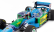 Minichamps Benetton F1  B194 Ford N 5 World Champion Australian Gp 1994 Michael Schumacher - Con Vetrina - With Showcase 1:12 Modrá Zelená