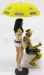 Minichamps Figures Pilota Valentino Rossi E Ombrellina Gp Laguna Seca 2005 1:12 Žlutá Černá