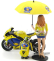 Minichamps Figures Pilota Valentino Rossi E Ombrellina Motogp 2006 1:12 Žlutá Černá