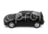 Minichamps Honda Cr-x Mkii 1987 1:87 Black