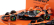 Minichamps Mclaren Set 2x F1  Mcl38 Team Mclaren N 81 Winner Hungarian Gp 2024 Oscar Piastri + N 4 2nd Hungarian Gp 2024 Lando Norris 1:43 Oranžová Černá