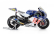 Minichamps Yamaha Yzr-m1 Team Fiat World Champion N 46 Motogp Season Dirty Version 2009 Valentino Rossi 1:12 Modrá Bílá