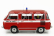 Mitica-diecast Fiat Fiat 850 Familiare Vigili Del Fuoco 1970 – Interno Brown 1:18 Red