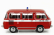 Mitica-diecast Fiat Fiat 850 Familiare Vigili Del Fuoco 1970 – Interno Brown 1:18 Red