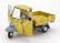 Mitica-diecast Piaggio Ape P501 Open 1979 - Con Vetrina - With Showcase 1:18 Giallo Texas
