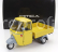 Mitica-diecast Piaggio Ape P501 Open 1979 - Con Vetrina - With Showcase 1:18 Giallo Texas