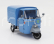 Mitica-diecast Piaggio Ape P501 Van Closed 1979 - Con Vetrina - With Showcase 1:18 Blu 7210