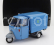 Mitica-diecast Piaggio Ape P501 Van Closed 1979 - Con Vetrina - With Showcase 1:18 Blu 7210