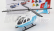 Mondomotors Agusta Helicopter Fire Engine 2010 - Cm. 15.5 1:60 Červená Bílá
